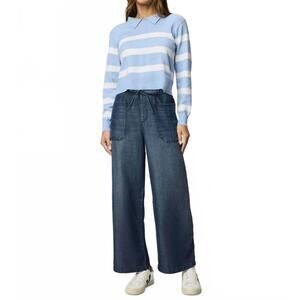 NEW SPLENDID lounge denim pant in dark rinse